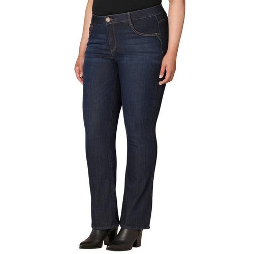 Women's Democracy Plus Size "Ab"solution Itty Bitty Curvy Bootcut Jeans - Primary Image