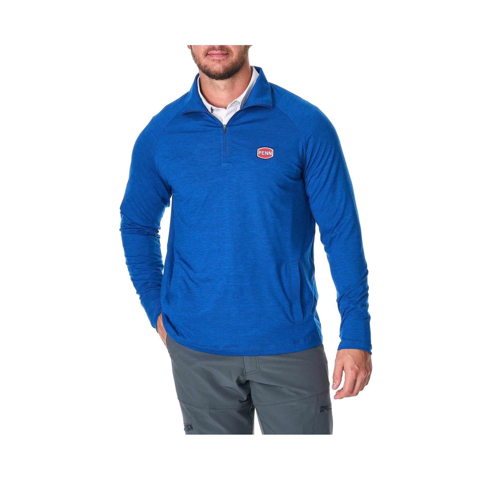 Men's PENN Quarter Zip Pullover Long Sleeve 1/4 Zip - PENN