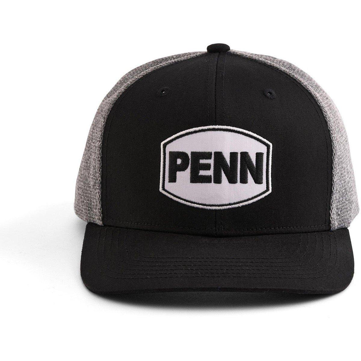 PENN Black Heather Grey Trucker Snapback Hat - PENN