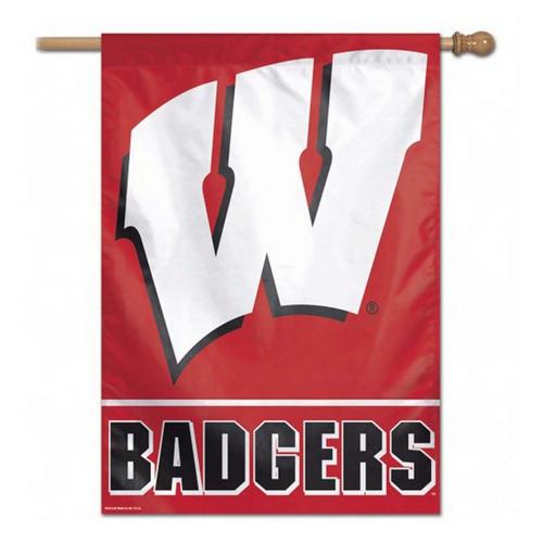 Wincraft Wisconsin Badgers 28"x40" Vertical Flag - Primary Image