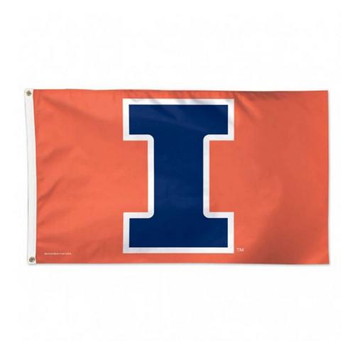 Wincraft Illinois Fighting Illini 3'x5' Deluxe Flag - Primary Image