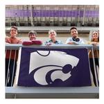 Wincraft Kansas State Wildcats Logo 3'x5' Deluxe Flag - Thumbnail 2 of 2