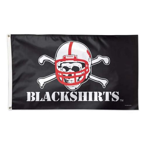 Wincraft Nebraska Cornhuskers Blackshirt Deluxe Flag - Primary Image
