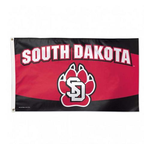 Wincraft South Dakota Coyotes 3'x5' Deluxe Flag - Primary Image