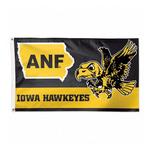 Wincraft Iowa Hawkeyes 3'x5' Deluxe Retro Flag - Thumbnail 1 of 2