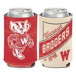 Wincraft Wisconsin Badgers Retro Can Cooler - Thumbnail 1 of 2