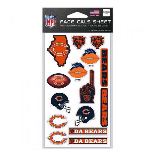 Wincraft Chicago Bears 4"x7" Face Cals Sheet - Primary Image