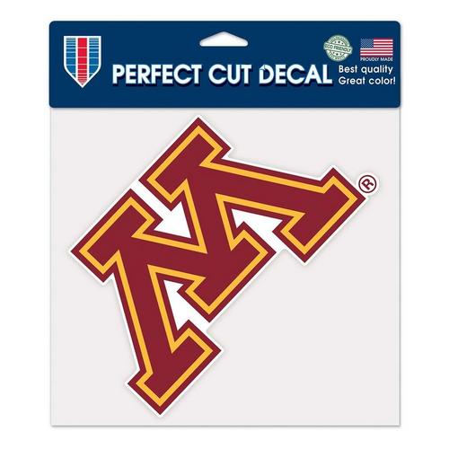 Wincraft Minnesota Golden Gophers 8"x8" Perfect Cut Decal - Primary Image