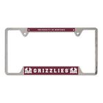 Wincraft Montana Grizzlies Metal License Plate Frame - Thumbnail 1 of 2