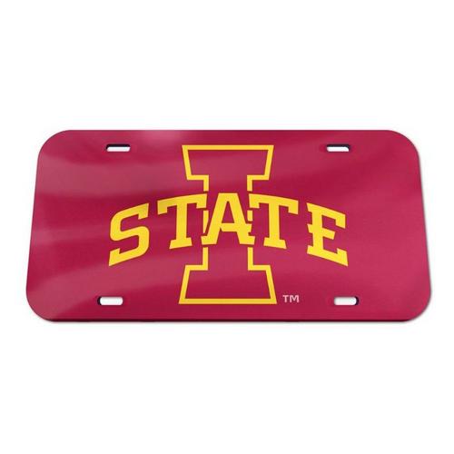 Wincraft Iowa State Cyclones Specialty Acrylic License Plate - Primary Image
