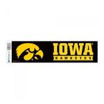 Wincraft Iowa Hawkeyes 3"x12" Bumper Sticker - Thumbnail 1 of 2