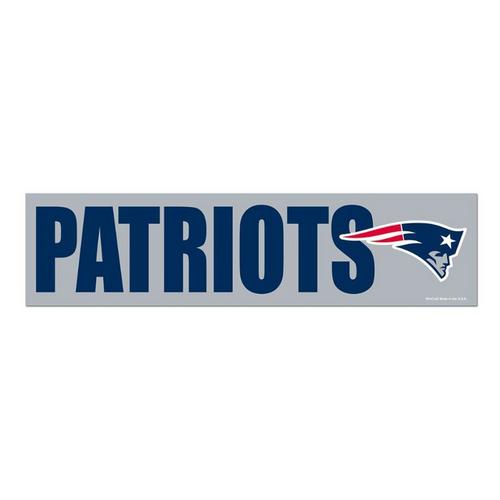 Wincraft New England Patriots Bumper Sticker - Primary Image