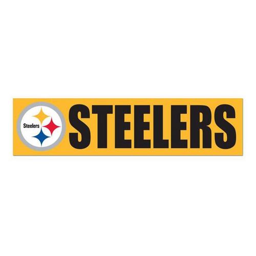 Wincraft Pittsburgh Steelers 3"x12" Bumper Sticker - Primary Image