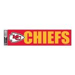 Wincraft Kansas City Chiefs 3"x12" Bumper Sticker - Thumbnail 1 of 2