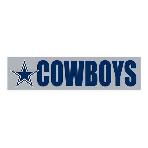 Wincraft Dallas Cowboys 3"x12" Bumper Sticker - Primary Image