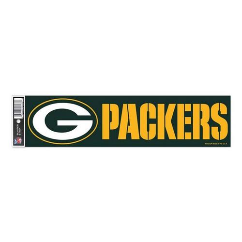 Wincraft Green Bay Packers 3"x12" Bumper Sticker - Primary Image