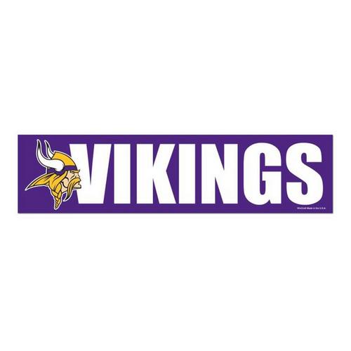 Wincraft Minnesota Vikings 3"x12" Bumper Sticker - Primary Image