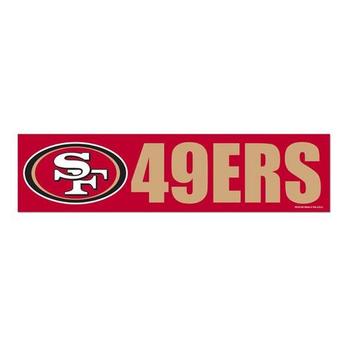 Wincraft San Francisco 49ers Bumper Sticker - Primary Image