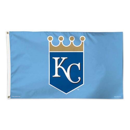 Wincraft Kansas City Royals Crown 3'x5' Deluxe Flag - Primary Image