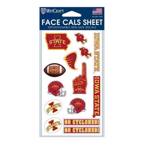 Wincraft Iowa State Cyclones 4"x7" Face Cals Sheet - Primary Image