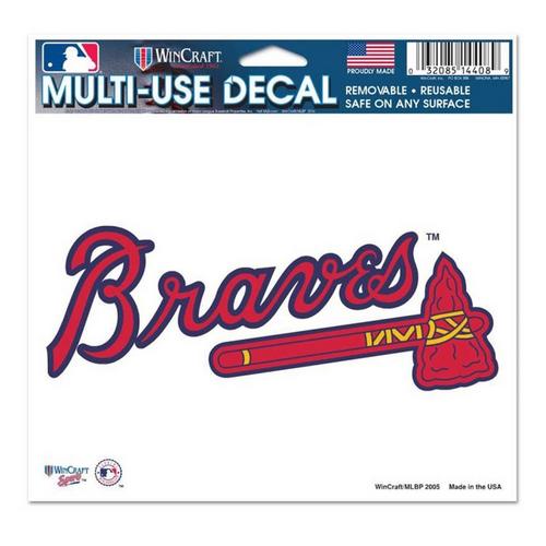 Wincraft Atlanta Braves 5"x6" Multi Use Decal - Primary Image