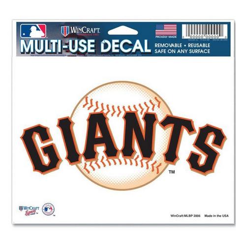 Wincraft San Francisco Giants 5"x6" Multi Use Decal - Primary Image