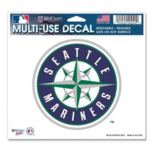 Wincraft Seattle Mariners 5"x6" Multi Use Decal - Primary Image