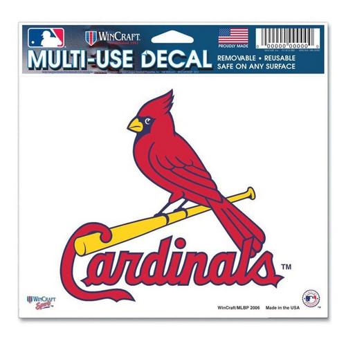 Wincraft St. Louis Cardinals 5"x6" Multi Use Decal - Primary Image