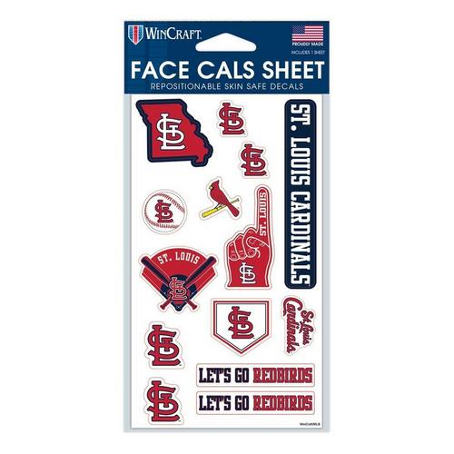Wincraft St. Louis Cardinals 4"x7" Face Cals Sheet - Primary Image