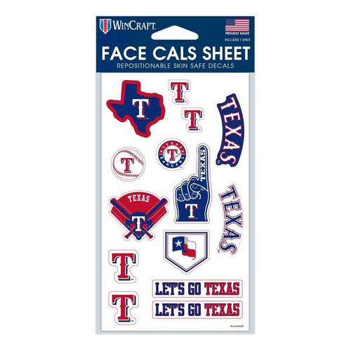 Wincraft Texas Rangers 4"x7" Face Cals Sheet - Primary Image
