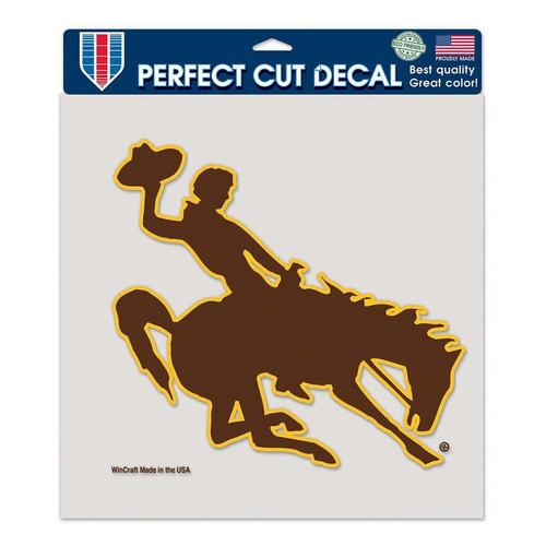 Wincraft Wyoming Cowboys 8"x8" Perfect Cut Decal - Primary Image