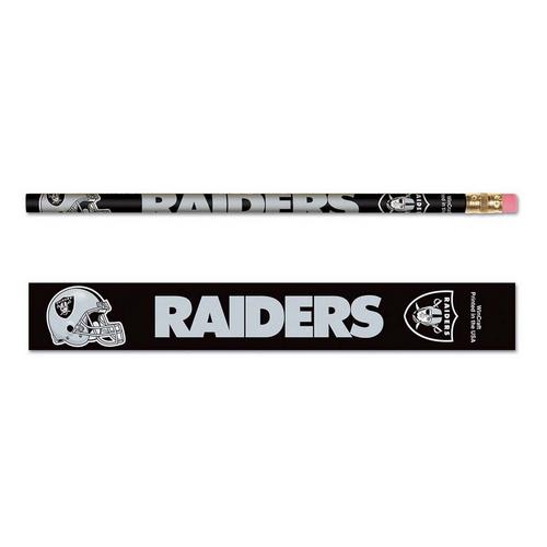 Wincraft Las Vegas Raiders 6 Pack Pencils - Primary Image