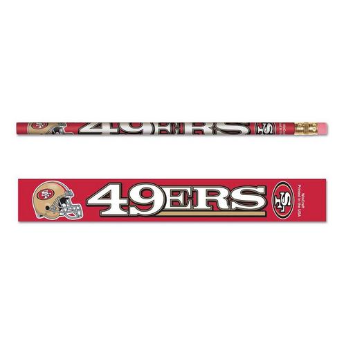 Wincraft San Francisco 49ers 6 Pack Pencils - Primary Image