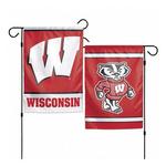 Wincraft Wisconsin Badgers 12"x18" Garden Flag - Thumbnail 1 of 2