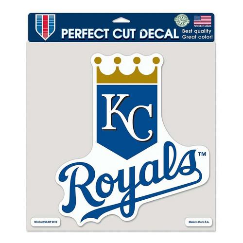 Wincraft Kansas City Royals Logo 8"x8" Perfect Cut Decal - Primary Image