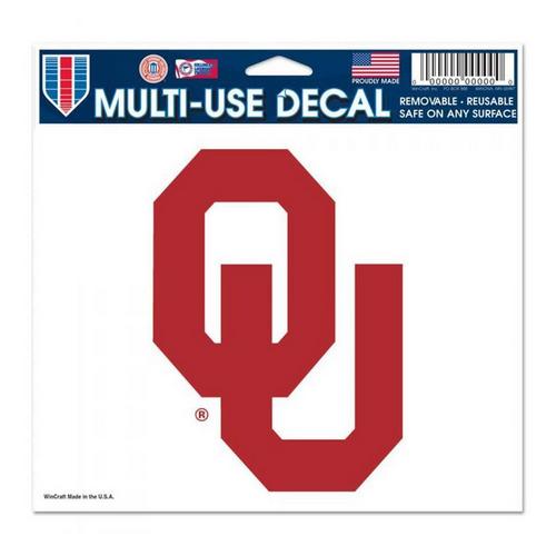 Wincraft Oklahoma Sooners Ultra 5"x6" Decal - Primary Image