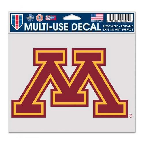 Wincraft Minnesota Golden Gophers Ultra 5"x6" Decal - Primary Image