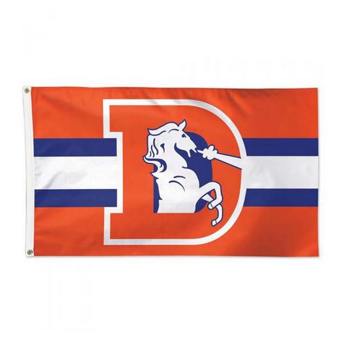 Wincraft Denver Broncos 3'x5' Deluxe Retro Flag - Primary Image