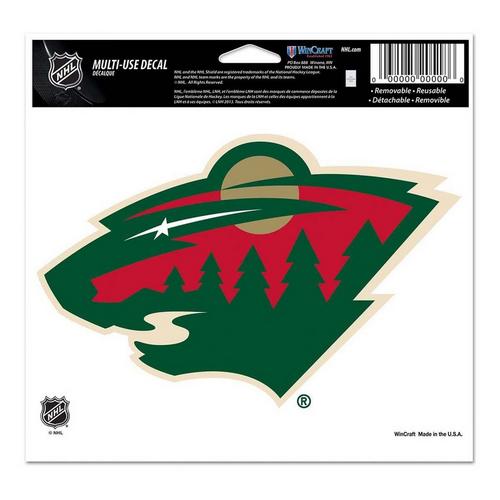 Wincraft Minnesota Wild 5"x6" Multi Use Decal - Primary Image