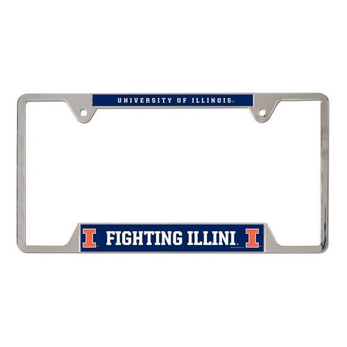 Wincraft Illinois Fighting Illini Metal License Plate Frame - Primary Image