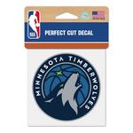 Wincraft Minnesota Timberwolves Perfect Cut Decal - Thumbnail 1 of 4