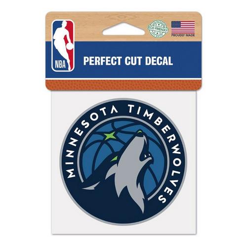 Wincraft Minnesota Timberwolves Perfect Cut Decal - Primary Image