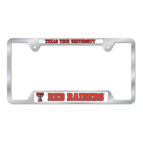 Wincraft Texas Tech Red Raiders Classic Metal License Plate Frame - Primary Image