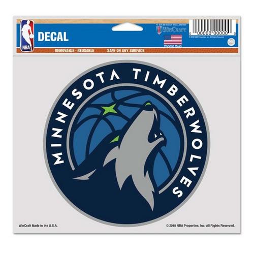 Wincraft Minnesota Timberwolves 5"x6" Ultra Decal - Primary Image