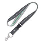 Wincraft North Dakota Fighting Hawks Charcoal Lanyard - Thumbnail 1 of 2