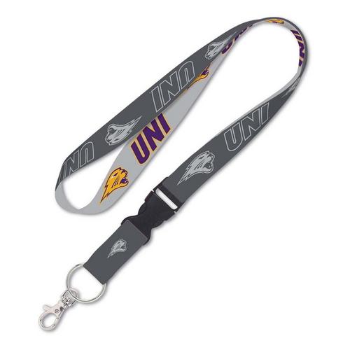 Wincraft Northern Iowa Panthers Charcoal Lanyard - Primary Image