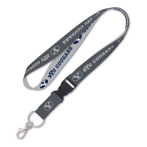 Wincraft BYU Cougars Charcoal Lanyard - Primary Image