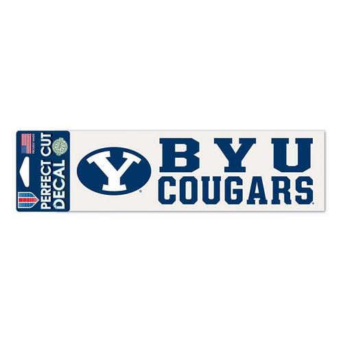 Wincraft BYU Cougars 3"x10" Perfect Cut Decal - Primary Image