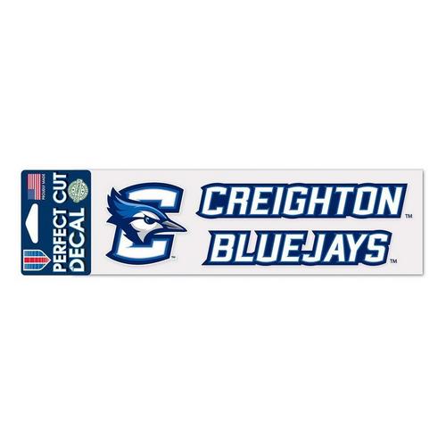 Wincraft Creighton Bluejays 3"x10" Perfect Cut Decal - Primary Image