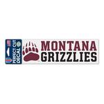 Wincraft Montana Grizzlies 3"x10" Perfect Cut Decal - Thumbnail 1 of 2